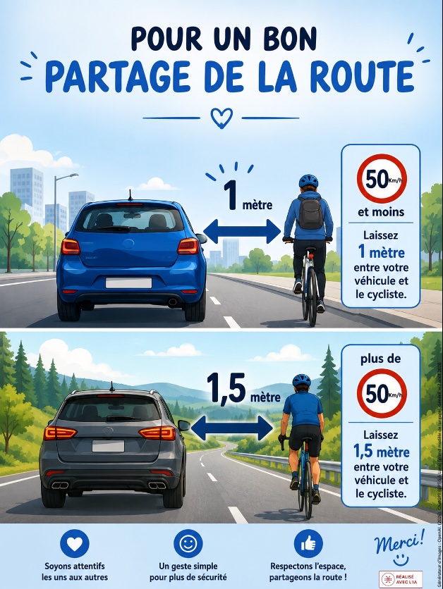 Partage de la route